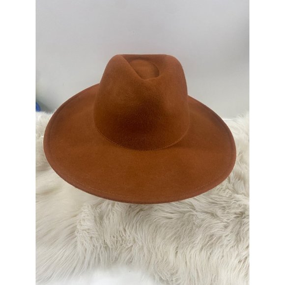 NEW ISABELLA SOMBRERO FEDORA 100% WOOL FRESA OS - Picture 4 of 6